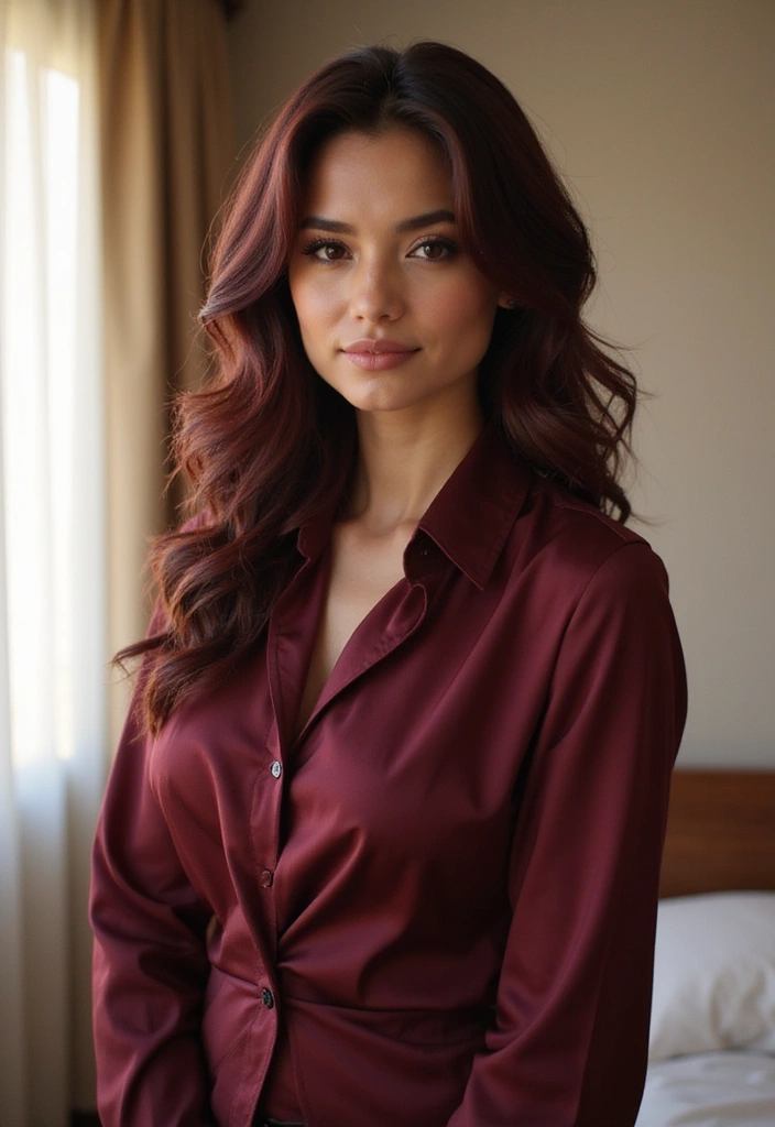 28 Irresistible Burgundy Hair Color Ideas For Brunettes, Blondes & Redheads 1 28 Irresistible Burgundy Hair Color Ideas For Brunettes, Blondes & Redheads - 1. Deep Burgundy for Brunettes