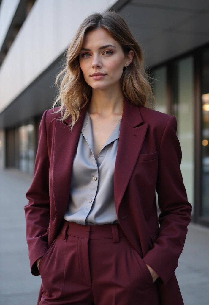 28 Irresistible Burgundy Hair Color Ideas For Brunettes, Blondes & Redheads 17 28 Irresistible Burgundy Hair Color Ideas For Brunettes, Blondes & Redheads - 15. Burgundy and Silver Combo