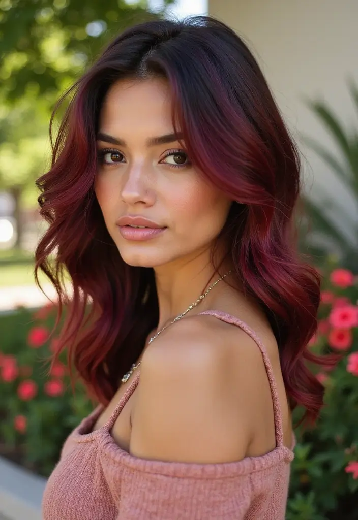 28 Irresistible Burgundy Hair Color Ideas For Brunettes, Blondes & Redheads 26 28 Irresistible Burgundy Hair Color Ideas For Brunettes, Blondes & Redheads - 23. Burgundy Color Melt