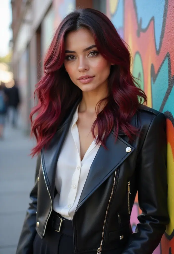 28 Irresistible Burgundy Hair Color Ideas For Brunettes, Blondes & Redheads 30 28 Irresistible Burgundy Hair Color Ideas For Brunettes, Blondes & Redheads - 27. Bold Burgundy Streaks