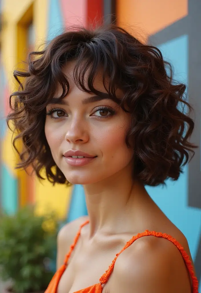 28 Winning Bob Haircut Ideas For Fine Hair That Impress 15 28 Winning Bob Haircut Ideas For Fine Hair That Impress - 13. Curly Bob with Volume