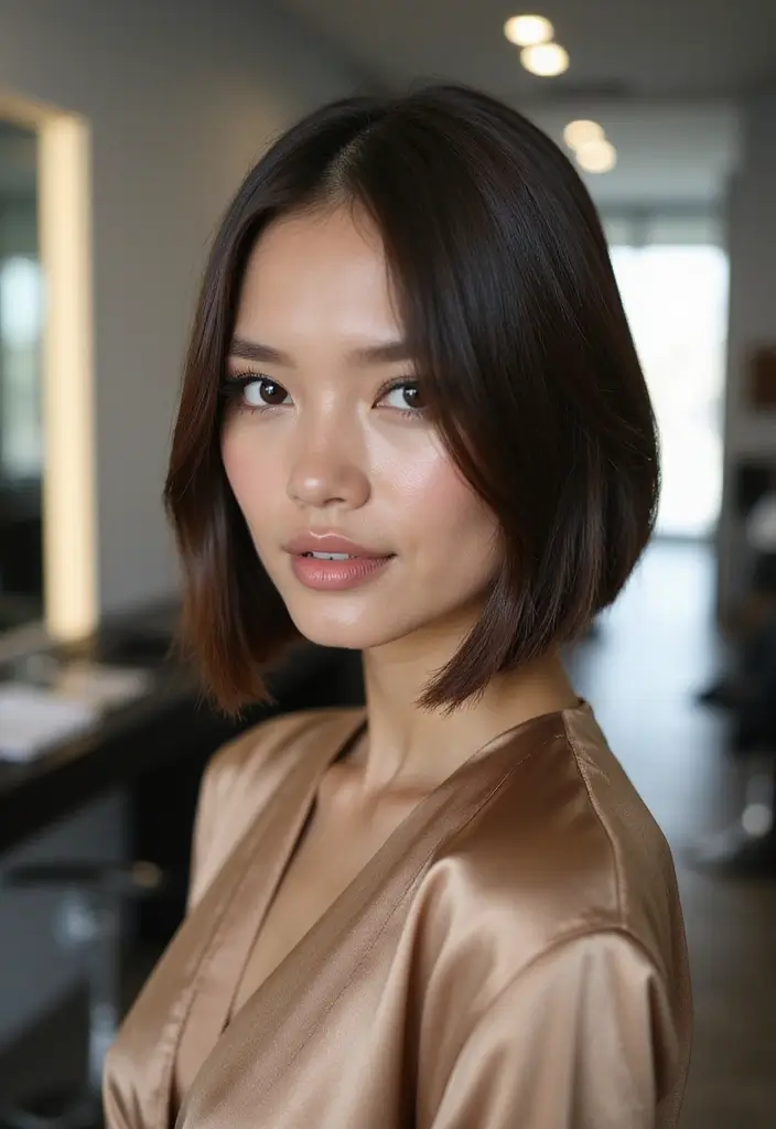 28 Winning Bob Haircut Ideas For Fine Hair That Impress 19 28 Winning Bob Haircut Ideas For Fine Hair That Impress - 17. Smooth Bob with Polish