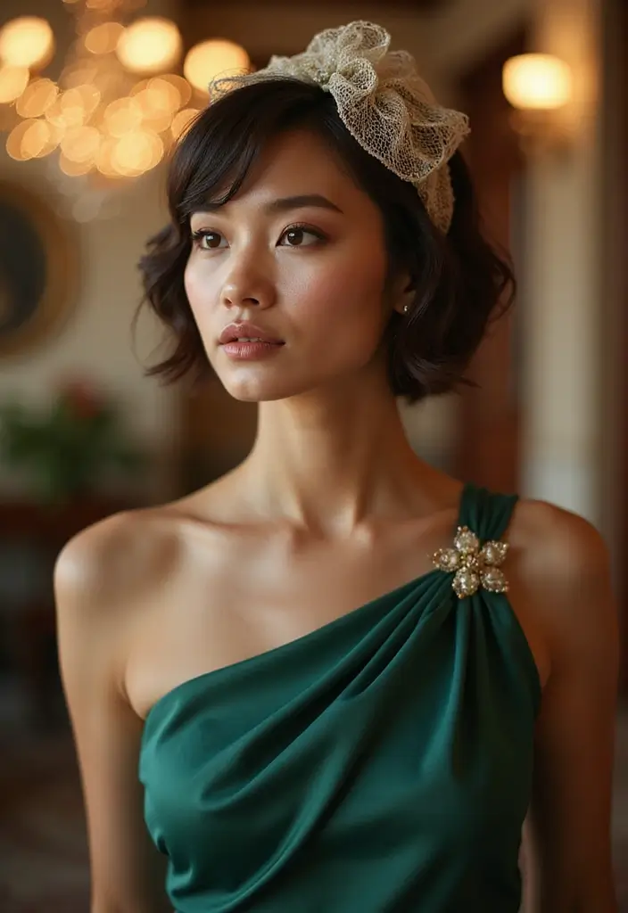 29 Classy Yet Simple Short Hairstyles For Women Over 50 33 29 Classy Yet Simple Short Hairstyles For Women Over 50 - 29. Short Fascinator Styles