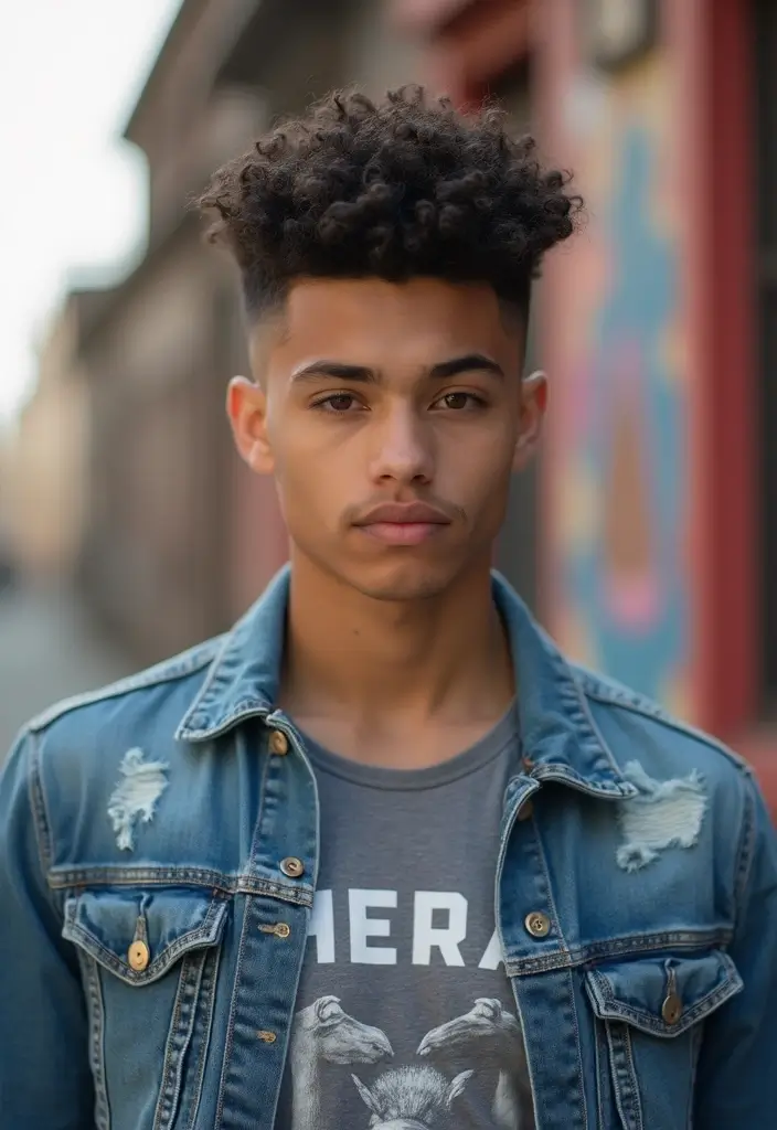 29 Fresh Short Hairstyles & Haircuts For Boys And Men 20 29 Fresh Short Hairstyles & Haircuts For Boys And Men - 18. The Curly Mohawk