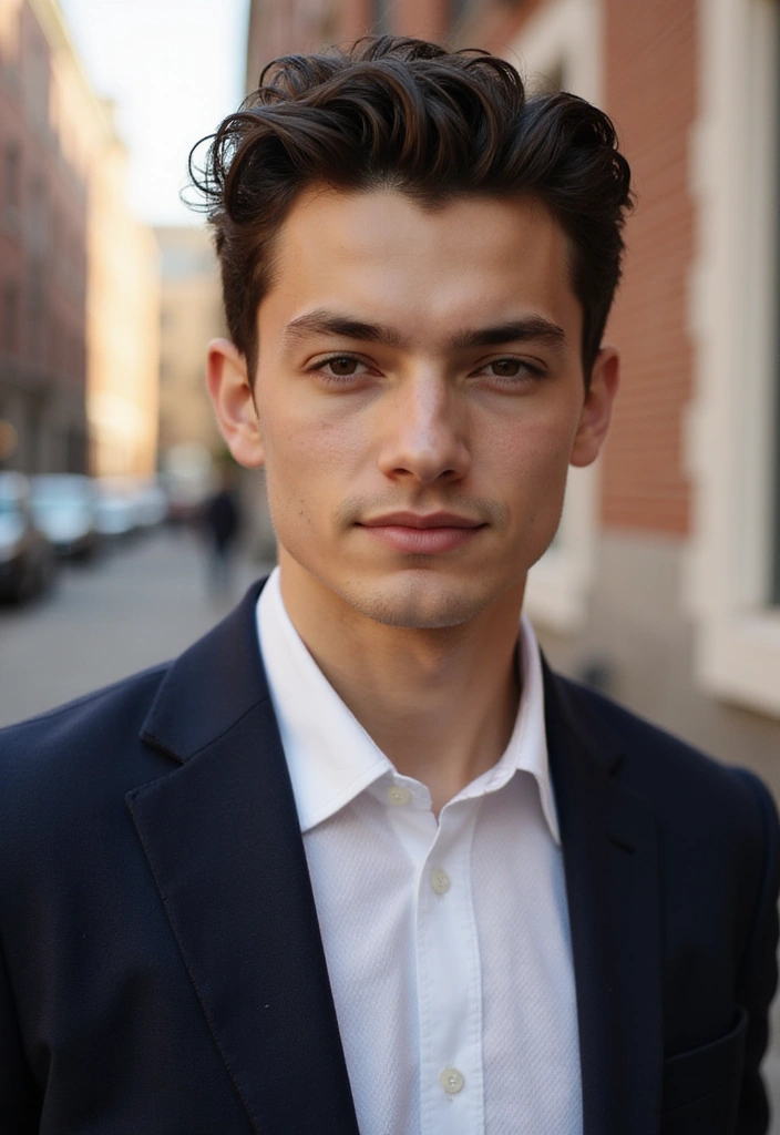 29 Fresh Short Hairstyles & Haircuts For Boys And Men 23 29 Fresh Short Hairstyles & Haircuts For Boys And Men - 21. The Curly Slicked Back