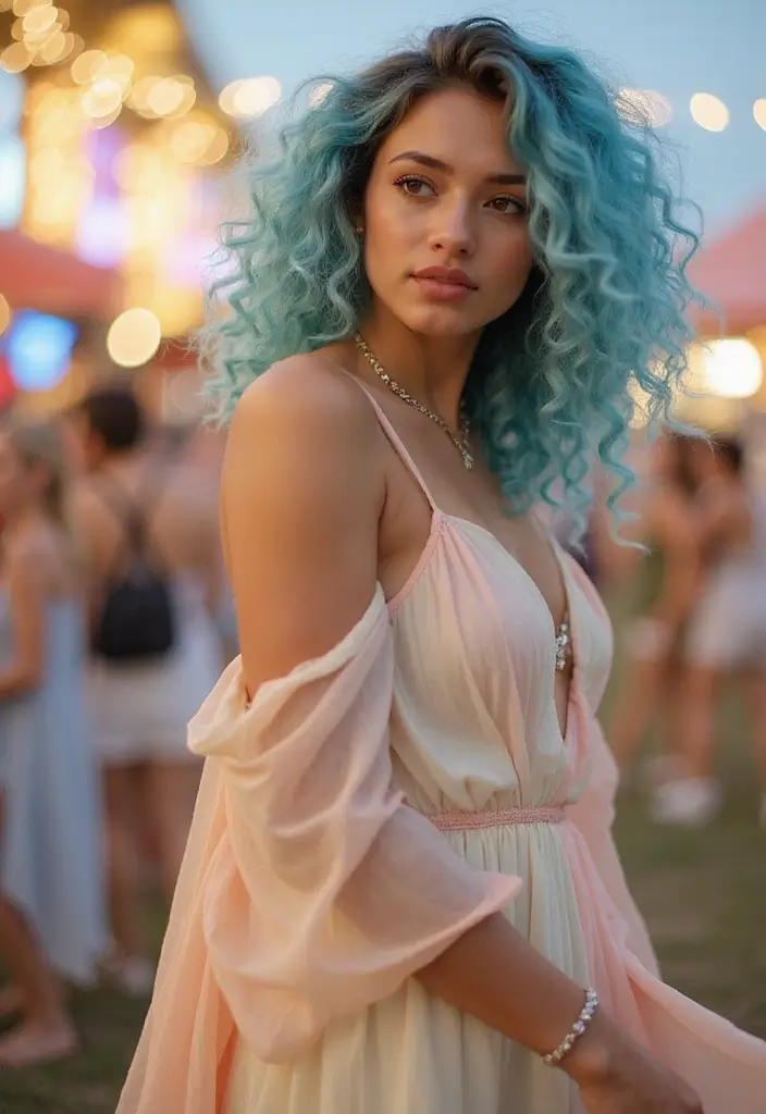 29 Hair Highlights Ideas for a Fresh, Youthful Glow 18 29 Hair Highlights Ideas for a Fresh, Youthful Glow - 16. Icy Blue Highlights