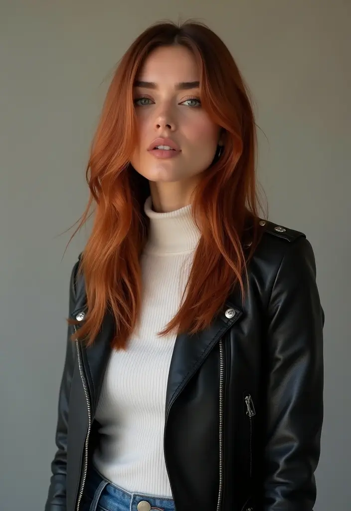 29 Red Hair with Highlights Ideas for a Fiery New Look 21 29 Red Hair with Highlights Ideas for a Fiery New Look - 19. Smoky Ash Highlights