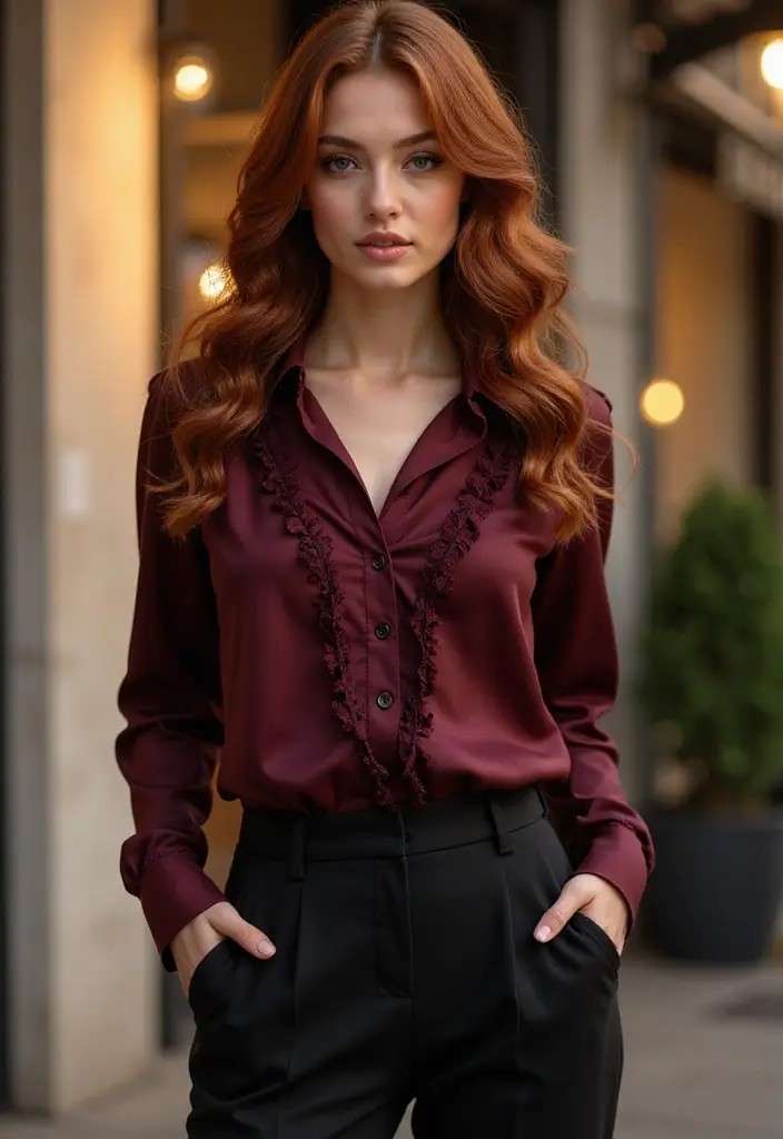 29 Red Hair with Highlights Ideas for a Fiery New Look 29 29 Red Hair with Highlights Ideas for a Fiery New Look - 25. Chocolate Mocha Highlights