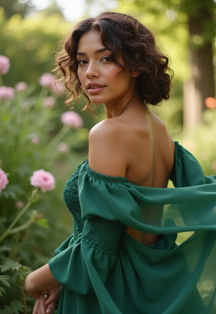 29 Trendiest Short Brown Hairstyles & Haircuts To Try This Season 32 29 Trendiest Short Brown Hairstyles & Haircuts To Try This Season - 28. The Curly Low Bun