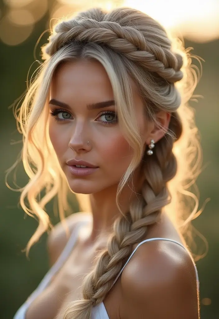 30 Ash Blonde Hair Looks That Are Cool, Chic and On Trend 29 30 Ash Blonde Hair Looks That Are Cool, Chic and On Trend - 25. Ash Blonde Braided Crown