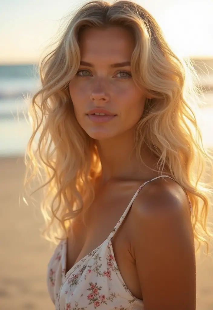 30 Ash Blonde Hair Looks That Are Cool, Chic and On Trend 4 30 Ash Blonde Hair Looks That Are Cool, Chic and On Trend - 4. Ash Blonde Beach Waves