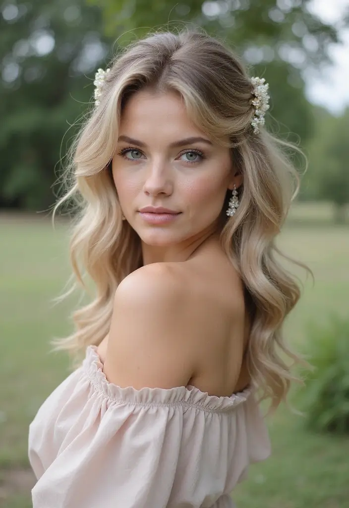 30 Ash Blonde Hair Looks That Are Cool, Chic and On Trend 9 30 Ash Blonde Hair Looks That Are Cool, Chic and On Trend - 9. Ash Blonde Half-Up, Half-Down