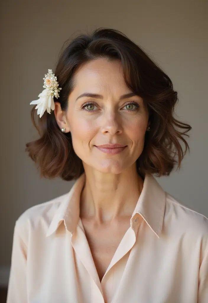 30+ Best Hairstyles and Haircuts for Women Over 70 That Turn Back Time 12 30+ Best Hairstyles and Haircuts for Women Over 70 That Turn Back Time - 12. Side-Swept Styles