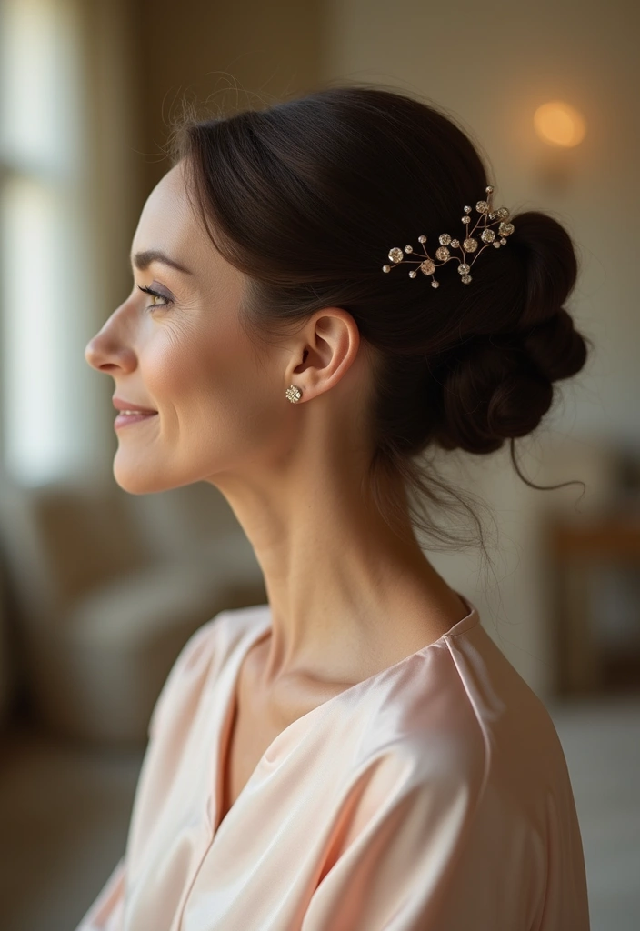 30+ Best Hairstyles and Haircuts for Women Over 70 That Turn Back Time 31 30+ Best Hairstyles and Haircuts for Women Over 70 That Turn Back Time - 28. The Elegant Chignon