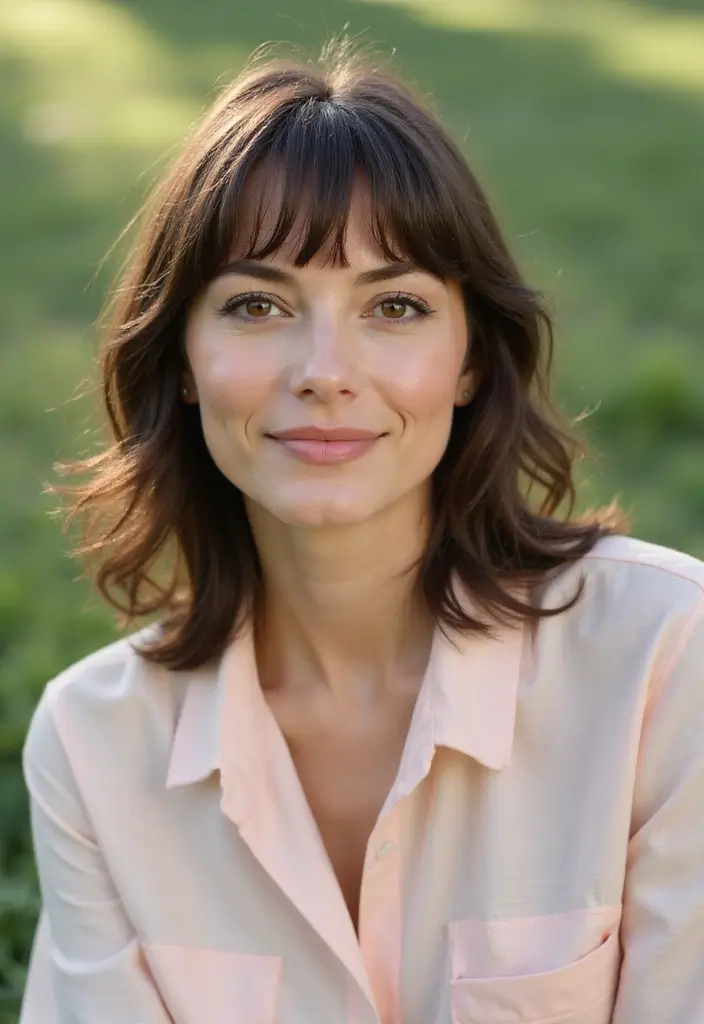 30+ Best Hairstyles and Haircuts for Women Over 70 That Turn Back Time 9 30+ Best Hairstyles and Haircuts for Women Over 70 That Turn Back Time - 9. Fringe Bangs