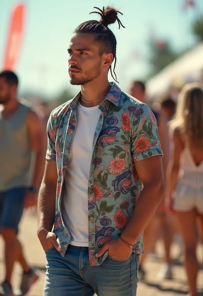 30 Bold Statement Hairstyles For Men With Thick Hair 27 30 Bold Statement Hairstyles For Men With Thick Hair - 23. Braided Top with Fade