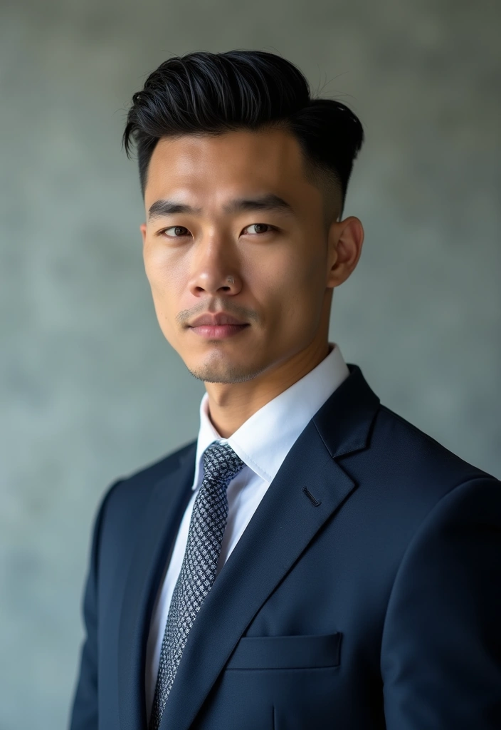 30 Bold Statement Hairstyles For Men With Thick Hair 3 30 Bold Statement Hairstyles For Men With Thick Hair - 3. Slicked-Back Undercut