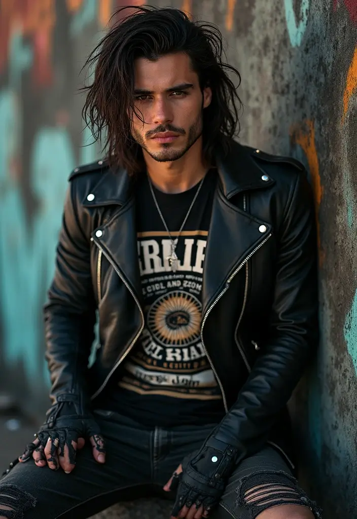 30 Bold Statement Hairstyles For Men With Thick Hair 34 30 Bold Statement Hairstyles For Men With Thick Hair - 30. The Rockstar