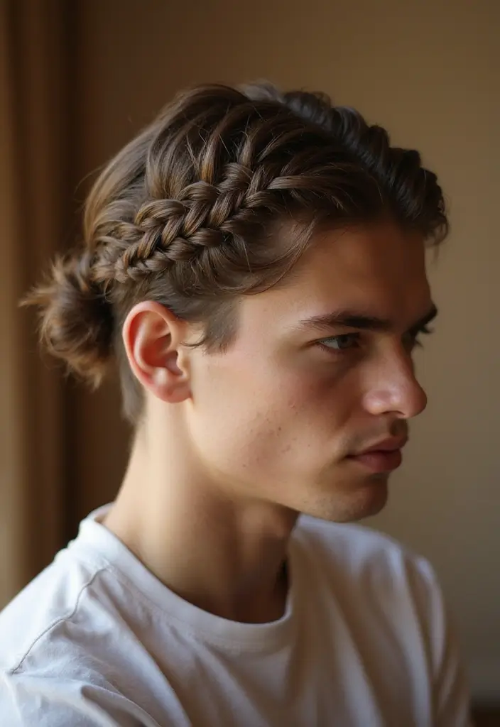 30 Cool Braided Hairstyles For Men That Never Go Out Of Style 1 30 Cool Braided Hairstyles For Men That Never Go Out Of Style - 1. The Classic French Braid