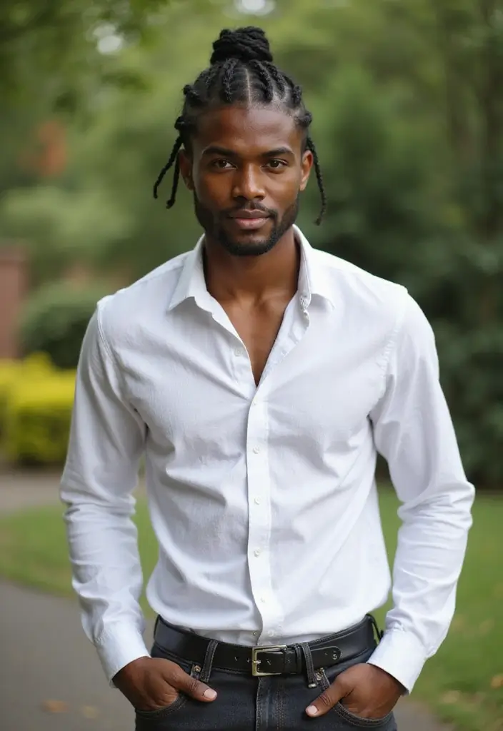 30 Cool Braided Hairstyles For Men That Never Go Out Of Style 21 30 Cool Braided Hairstyles For Men That Never Go Out Of Style - 19. Triple Braid