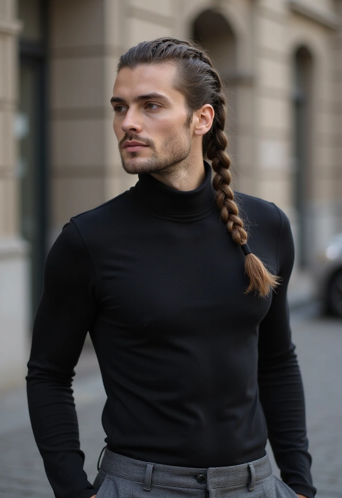 30 Cool Braided Hairstyles For Men That Never Go Out Of Style 22 30 Cool Braided Hairstyles For Men That Never Go Out Of Style - 20. The Ladder Braid