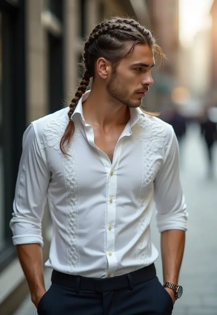 30 Cool Braided Hairstyles For Men That Never Go Out Of Style 29 30 Cool Braided Hairstyles For Men That Never Go Out Of Style - 26. Braid and Twist