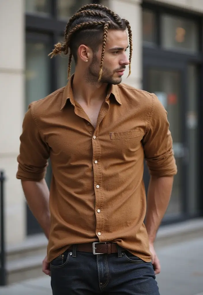 30 Cool Braided Hairstyles For Men That Never Go Out Of Style 31 30 Cool Braided Hairstyles For Men That Never Go Out Of Style - 28. The Interlocking Braid