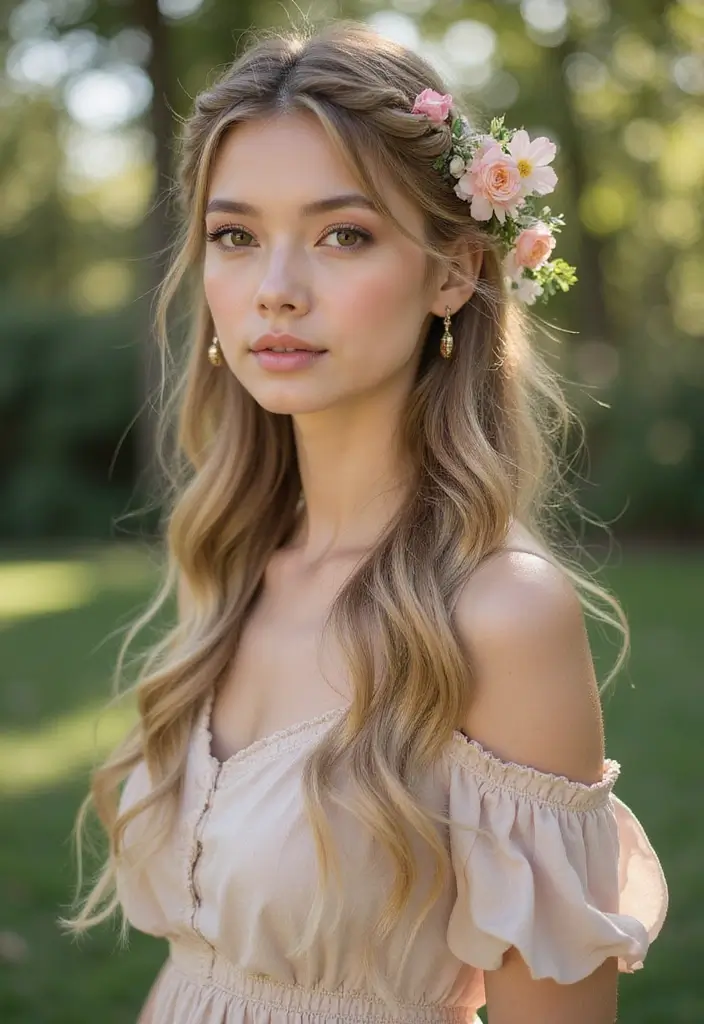 30+ Delightful Prom Updos For Long Hair That Will Wow Everyone 17 30+ Delightful Prom Updos For Long Hair That Will Wow Everyone - 15. Vintage-Inspired Loose Braid