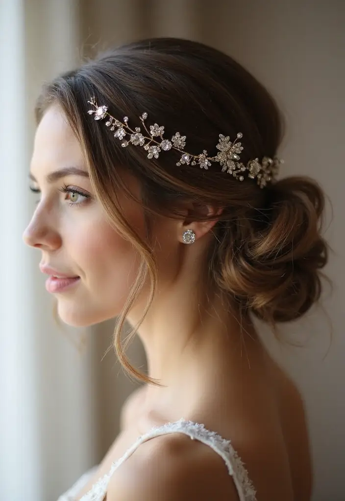30+ Delightful Prom Updos For Long Hair That Will Wow Everyone 18 30+ Delightful Prom Updos For Long Hair That Will Wow Everyone - 16. Twisted Halo Updo