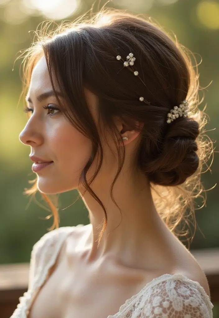 30+ Delightful Prom Updos For Long Hair That Will Wow Everyone 3 30+ Delightful Prom Updos For Long Hair That Will Wow Everyone - 3. Romantic Chignon