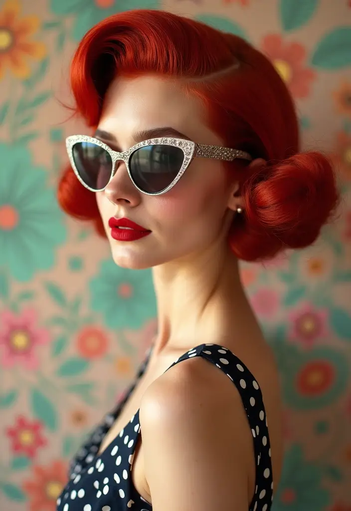 30+ Delightful Prom Updos For Long Hair That Will Wow Everyone 4 30+ Delightful Prom Updos For Long Hair That Will Wow Everyone - 4. Retro Victory Rolls