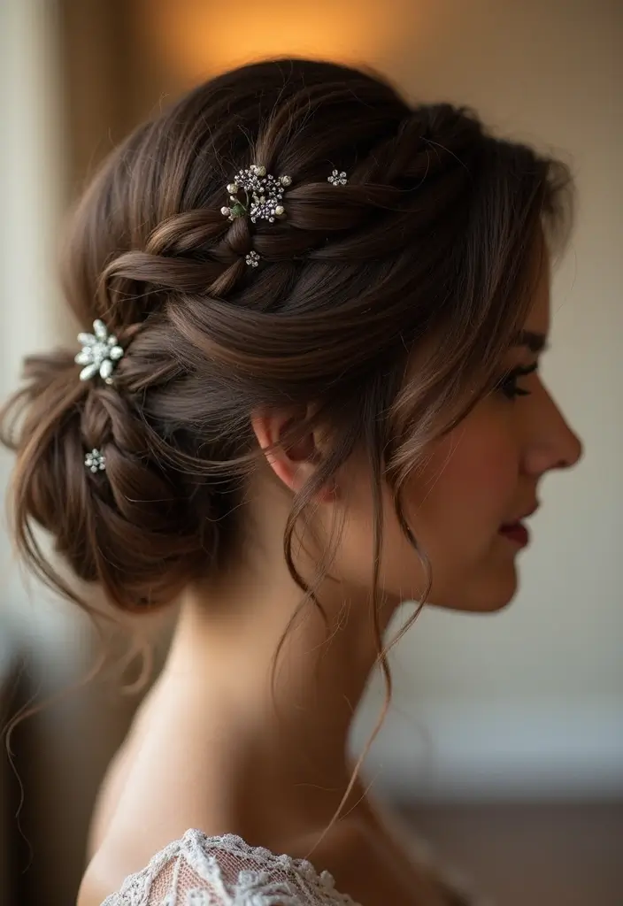 30+ Delightful Prom Updos For Long Hair That Will Wow Everyone 5 30+ Delightful Prom Updos For Long Hair That Will Wow Everyone - 5. Elegant Twisted Updo