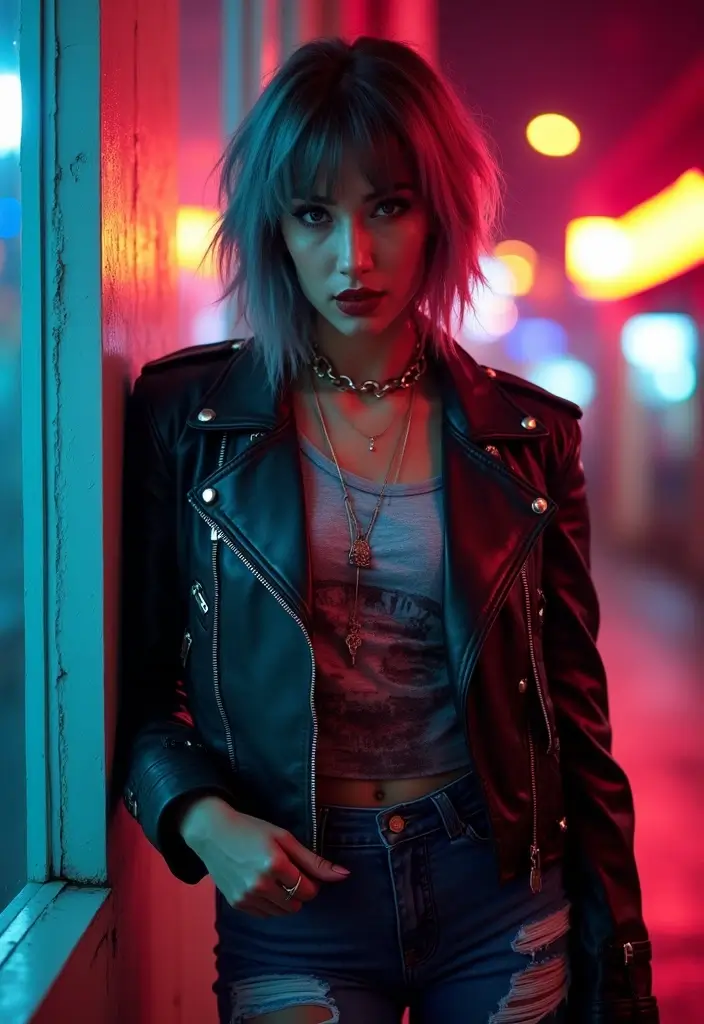 30+ Effortless Long Shag Haircuts For Chic Everyday Style 20 30+ Effortless Long Shag Haircuts For Chic Everyday Style - 18. The Rocker Shag
