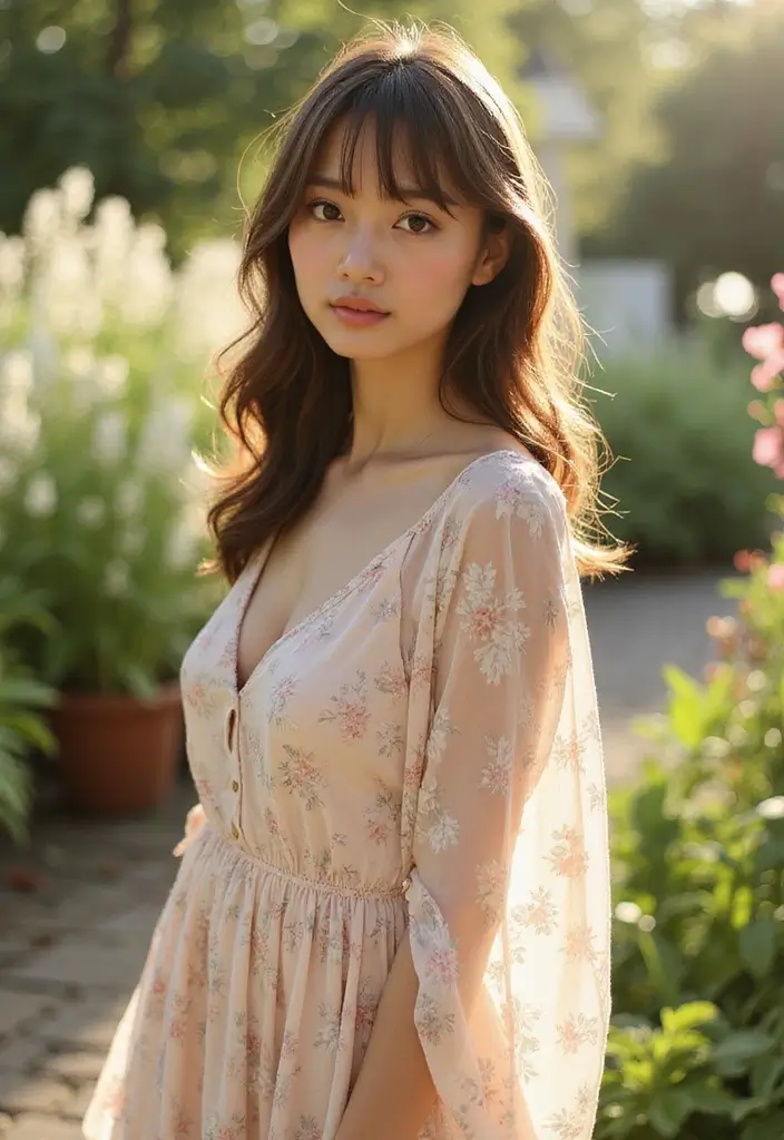 30 Front Layered Haircuts for Long Hair That Frame Beautifully - 19. Soft Layered Hair with Bangs