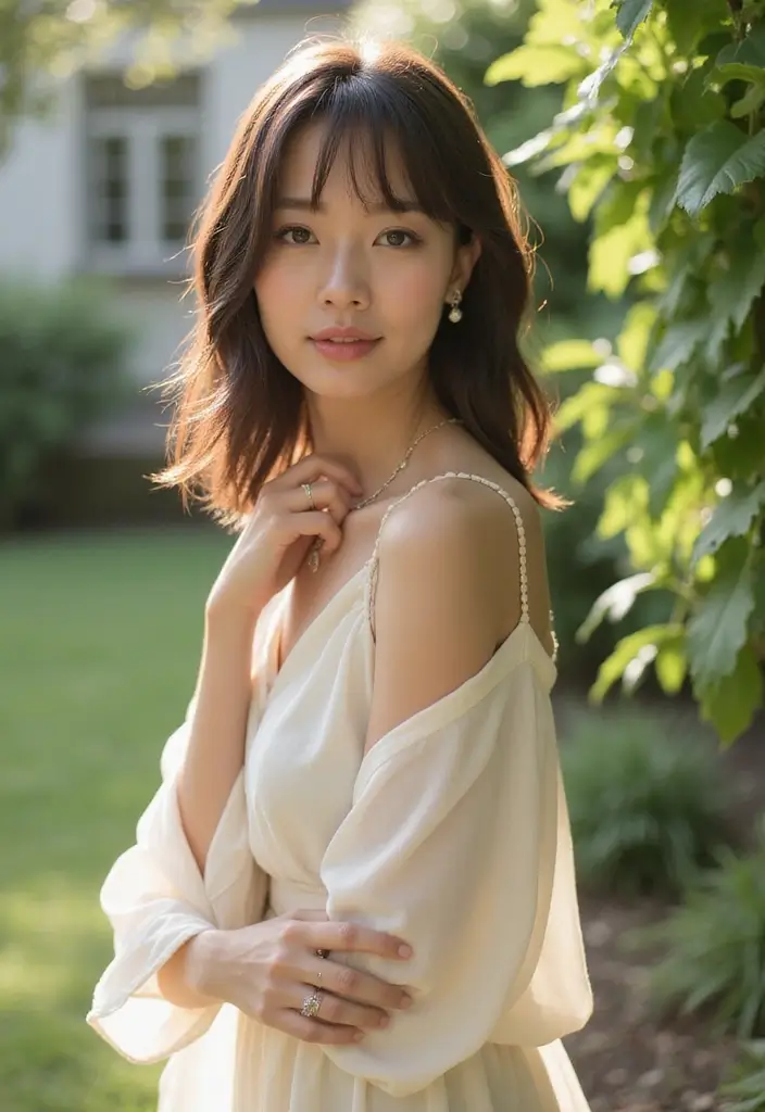 30 Front Layered Haircuts for Long Hair That Frame Beautifully - 21. Long Layered Cut with Subtle Bangs