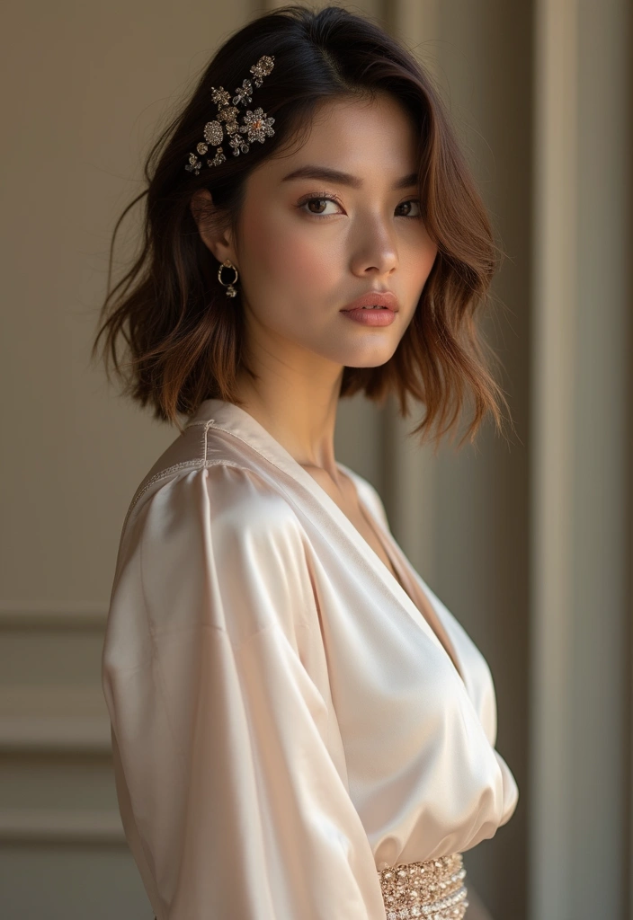 30 Long Bob with Layers Haircuts That Move Naturally 12 30 Long Bob with Layers Haircuts That Move Naturally - 12. Layered Bob with Side-Swept Curls