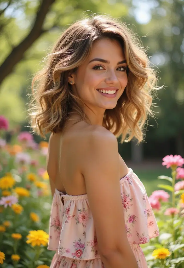 30 Long Bob with Layers Haircuts That Move Naturally 16 30 Long Bob with Layers Haircuts That Move Naturally - 14. Curly Long Bob with Highlights