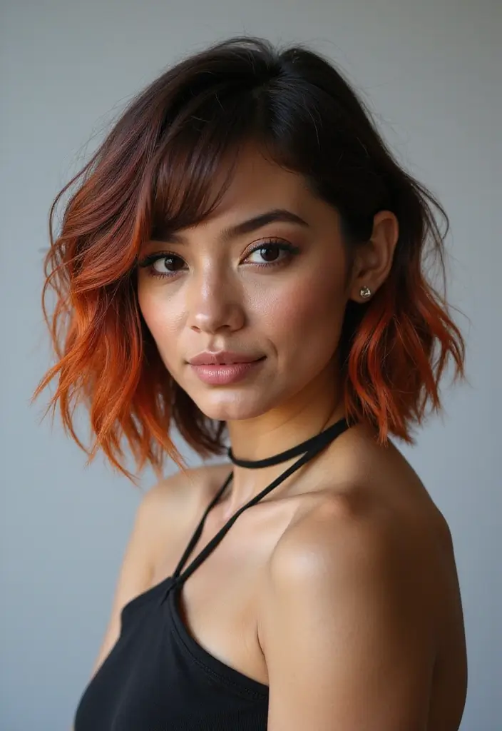 30 Long Bob with Layers Haircuts That Move Naturally 32 30 Long Bob with Layers Haircuts That Move Naturally - 28. Layered Lob with Edgy Cuts