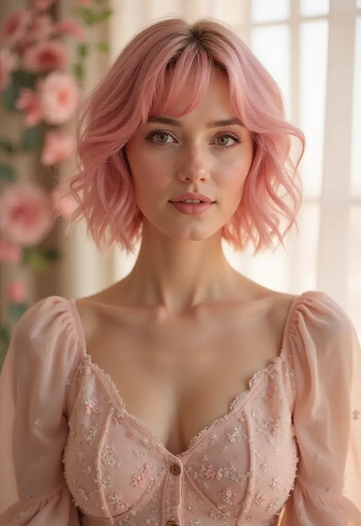 30+ On-Point Hair Color Ideas You’ll Be Obsessed With - 13. Mohair Pink
