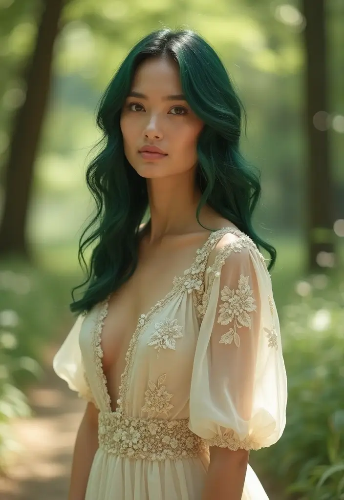 30+ On-Point Hair Color Ideas You’ll Be Obsessed With - 28. Lush Forest Green