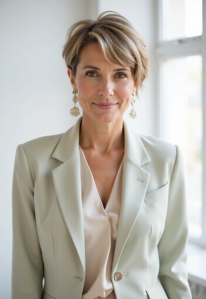 30 Pixie Haircuts for Women Over 50 That Look Youthful and Modern 17 30 Pixie Haircuts for Women Over 50 That Look Youthful and Modern - 15. Modern Pixie with Asymmetrical Cut