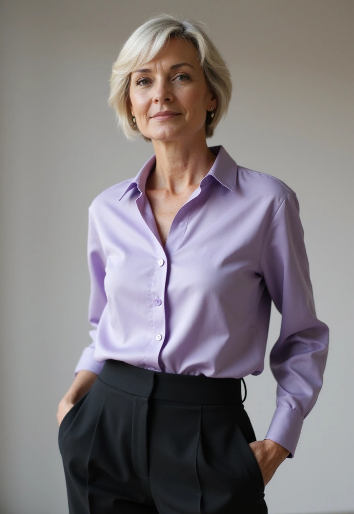 30 Pixie Haircuts for Women Over 50 That Look Youthful and Modern 20 30 Pixie Haircuts for Women Over 50 That Look Youthful and Modern - 18. Pixie with a Side Part