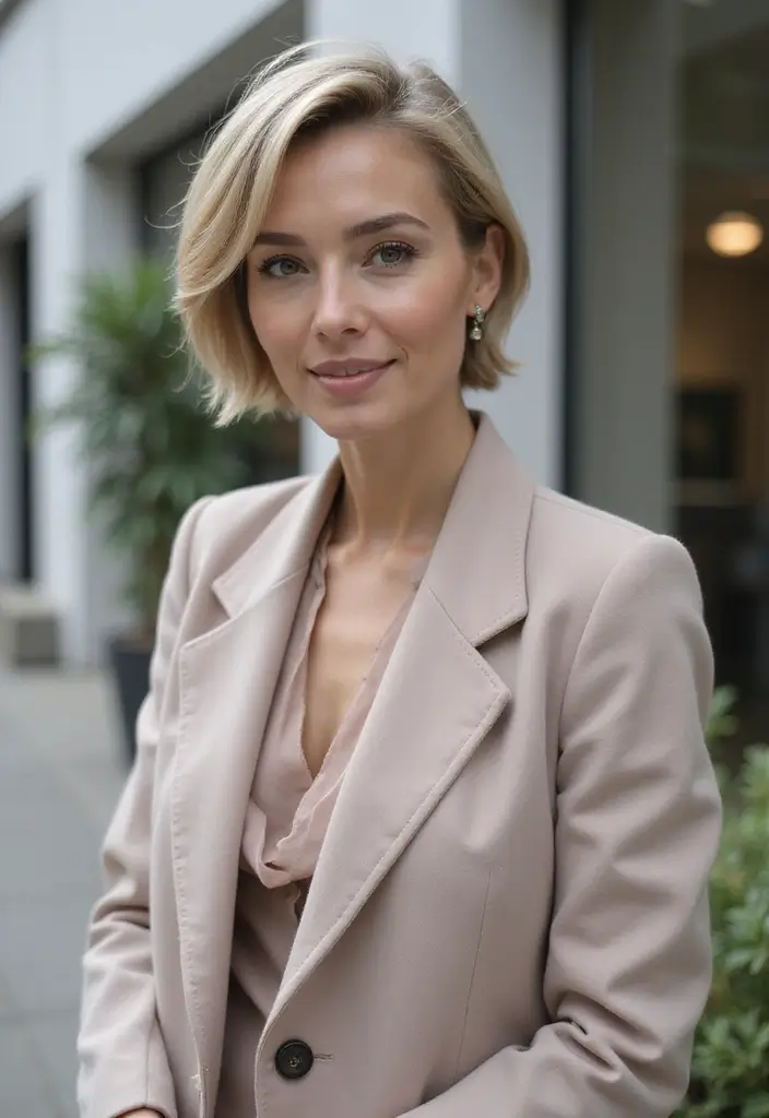 30 Pixie Haircuts for Women Over 50 That Look Youthful and Modern 7 30 Pixie Haircuts for Women Over 50 That Look Youthful and Modern - 7. Pixie with Side Swept Bangs