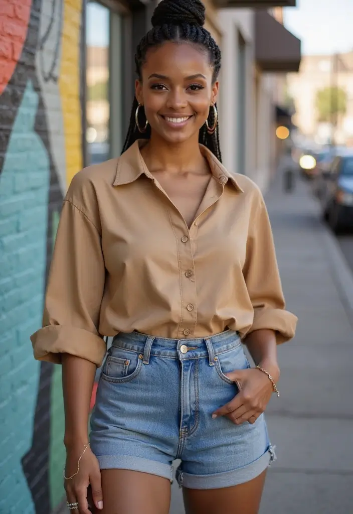 30 Stunning Black Braided Hairstyles You’ll Absolutely Adore 9 30 Stunning Black Braided Hairstyles You’ll Absolutely Adore - 9. Box Braid Bun