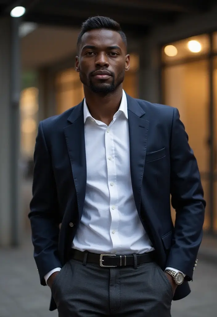 30 Stylish Fade Haircuts For Black Men To Upgrade Your Look 12 30 Stylish Fade Haircuts For Black Men To Upgrade Your Look - 12. Short Fade with Slicked-Back Style