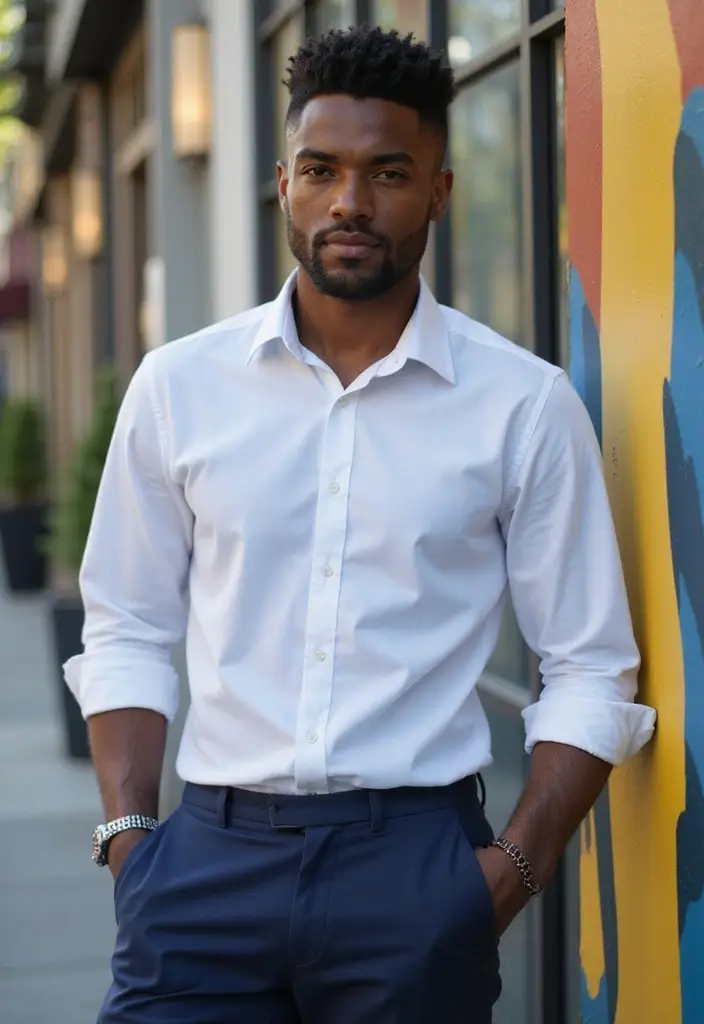 30 Stylish Fade Haircuts For Black Men To Upgrade Your Look 16 30 Stylish Fade Haircuts For Black Men To Upgrade Your Look - 14. Pompadour with Skin Fade