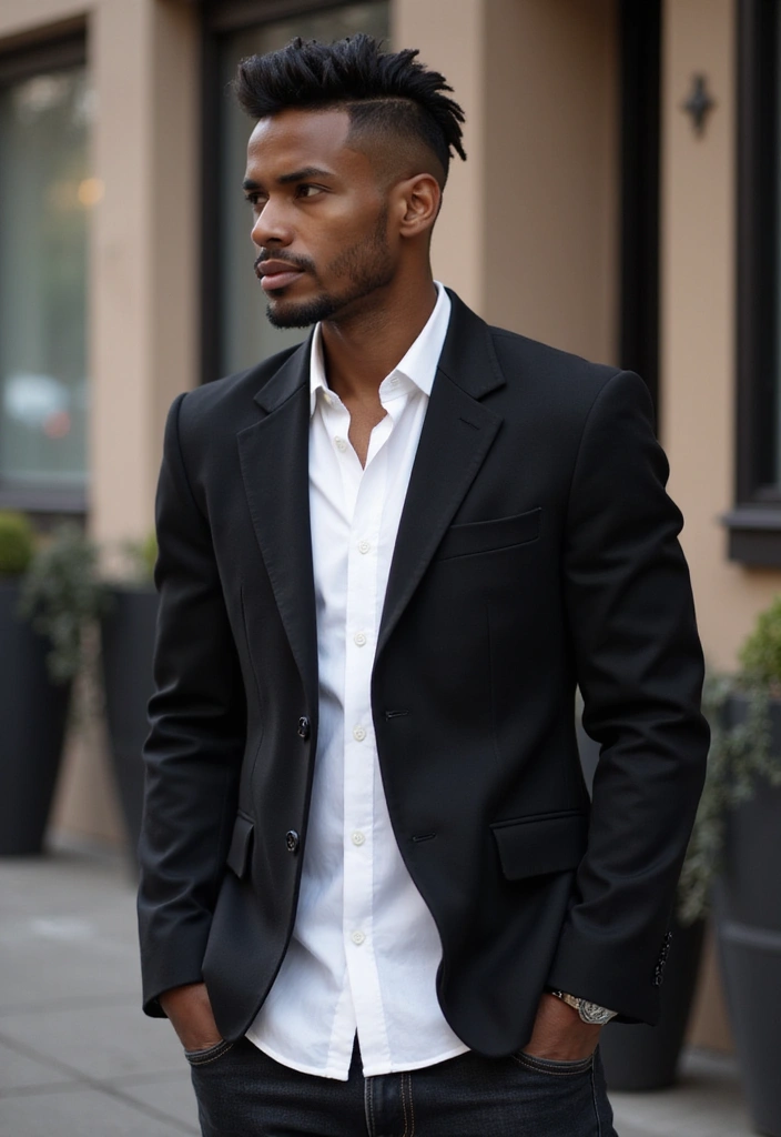 30 Stylish Fade Haircuts For Black Men To Upgrade Your Look 24 30 Stylish Fade Haircuts For Black Men To Upgrade Your Look - 22. Fade with Side Undercut