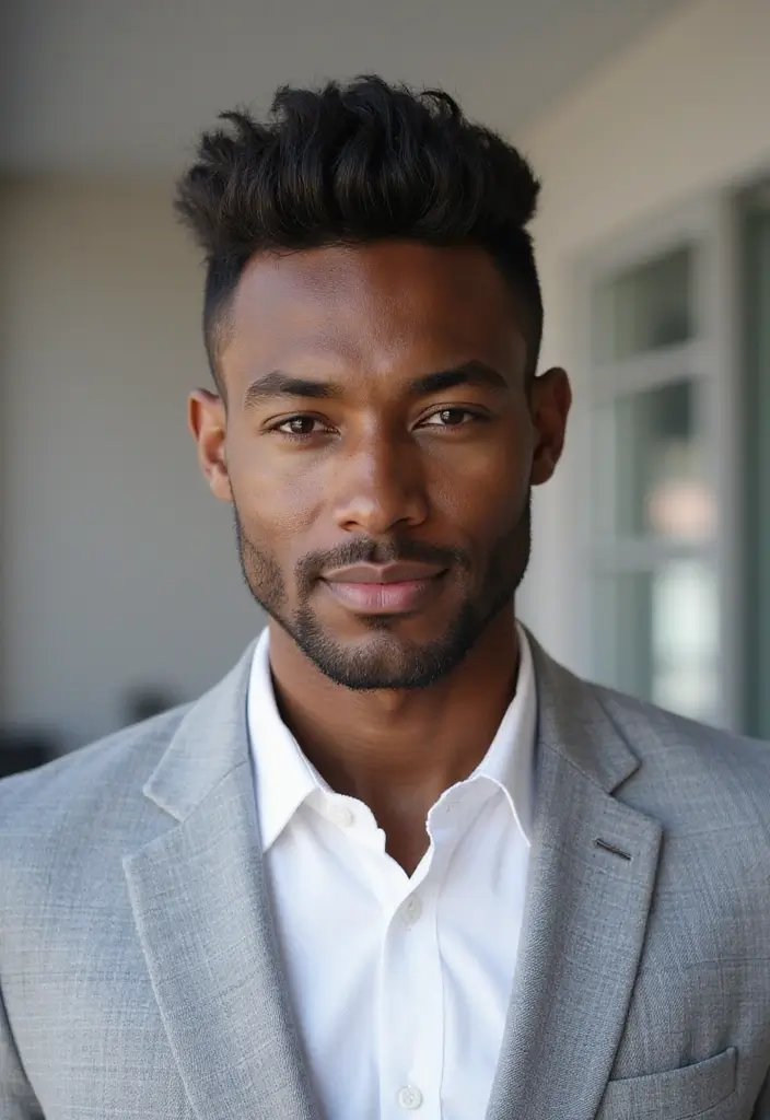30 Stylish Fade Haircuts For Black Men To Upgrade Your Look 27 30 Stylish Fade Haircuts For Black Men To Upgrade Your Look - 23. Faded Quiff