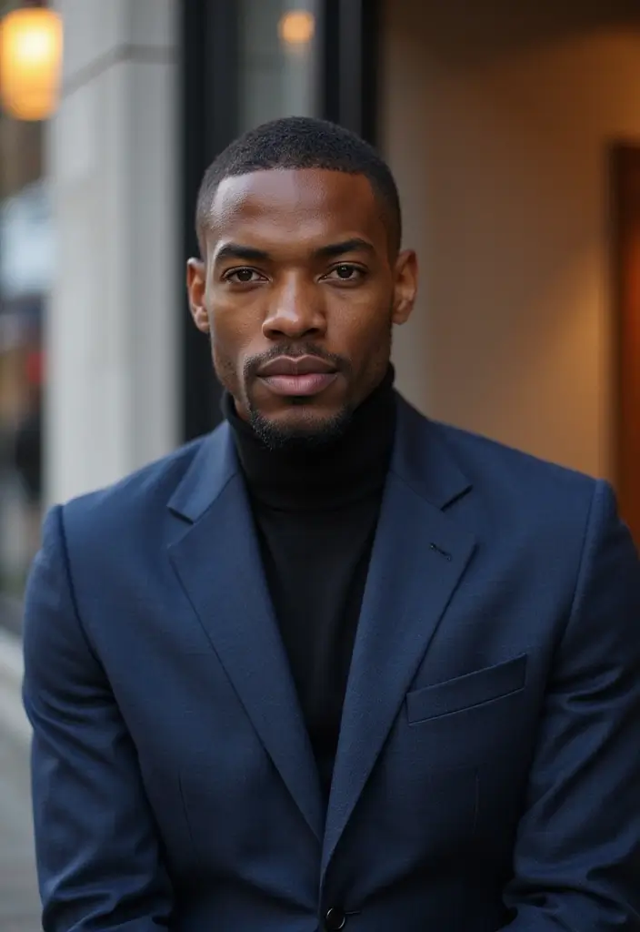 30 Stylish Fade Haircuts For Black Men To Upgrade Your Look 28 30 Stylish Fade Haircuts For Black Men To Upgrade Your Look - 24. Fade with Natural Straight Hair