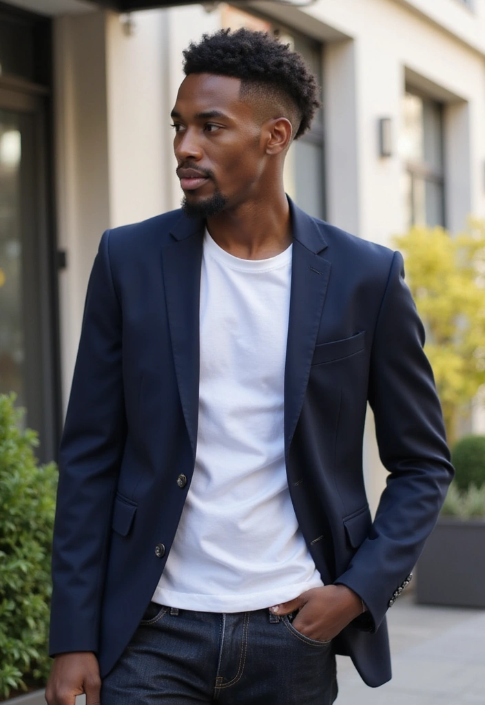 30 Stylish Low Taper Fade Haircuts for Black Men: Classic to Creative Designs - 13. Undercut with Low Taper Fade